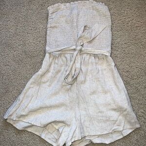 Abercrombie & Fitch Textured Cream Garment